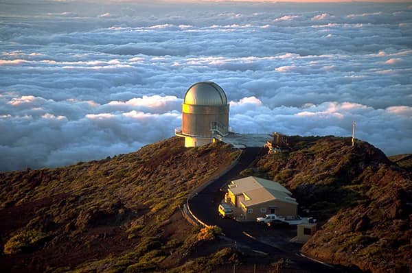 Instytut Astrofizyczny- optyczny teleskop w La Palma